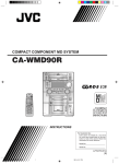JVC CA-WMD90R User's Manual