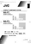 JVC CA-NXF3 User's Manual