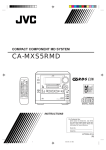 JVC CA-MXS5RMDB User's Manual