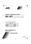 JVC CA-MXJE3 User's Manual
