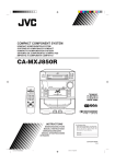 JVC CA-MXJ850R User's Manual