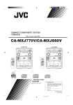 JVC CA-MXJ770V User's Manual