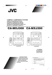 JVC CA-MXJ200 User's Manual