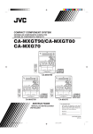 JVC CA-MXG70 User's Manual
