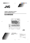 JVC CA-MXG50 User's Manual
