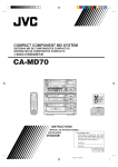 JVC CA-MD70 User's Manual