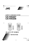 JVC CA-HXGD7 User's Manual