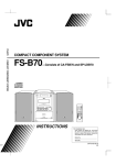 JVC CA-FSB70 User's Manual