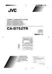 JVC CA-D752TR User's Manual