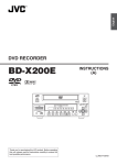 JVC BD-X200E User's Manual