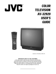 JVC AV-32920 User's Manual