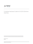 Juniper Networks EX2200 User's Manual