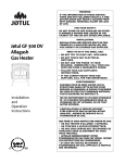 Jotul GF300 DV User's Manual