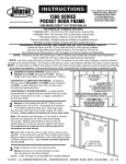 Johnson Hardware 15602668 User's Manual