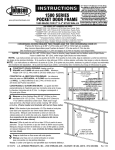 Johnson Hardware 152468PF User's Manual