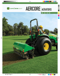 John Deere Aercore 1000 User's Manual