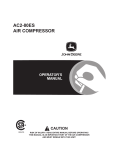 John Deere AC2-80ES User's Manual