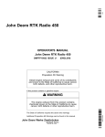 John Deere 450 User's Manual