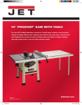 Jet Tools PROSHOP User's Manual