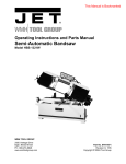 Jet Tools HBS-1321W WMH User's Manual