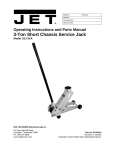 Jet Tools 3-Ton User's Manual