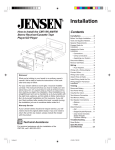 Jensen CM715K User's Manual