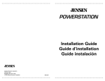 Jensen POWERSTATION User's Manual