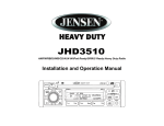 Jensen JHD3510 User's Manual