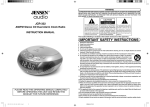 Jensen JCR-332 User's Manual