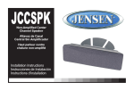Jensen JCCSPK User's Manual