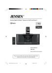 Jensen JiMS-525i User's Manual