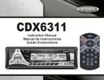 Jensen CDX6311 User's Manual