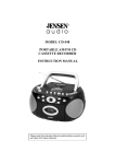 Jensen CD-540 User's Manual