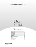 Jenn-Air T2 User's Manual