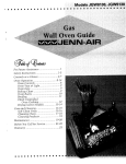 Jenn-Air JGW8130 User's Manual