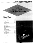 Jenn-Air JGR8855 User's Manual