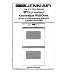 Jenn-Air EXPRESSIONS WW30430S User's Manual