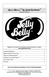 Jelly Belly Slushi Express User's Manual