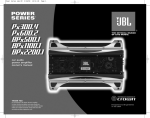 JBL Px300.4 User's Manual