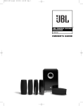 JBL CS6100 User's Manual