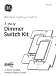 Jasco Zwave Light Control ZWAVEKIT User's Manual