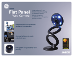 Jasco Flat Panel Web Camera 98656 User's Manual