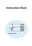 JANOME Horizon Memory Craft 8900 QCP Instruction Booklet