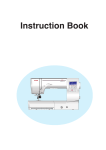 JANOME Horizon Memory Craft 8200 QC Instruction Booklet