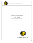 J&M VIBRATORY DRIVER/EXTRACTOR 66-80 User's Manual