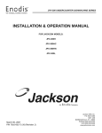 Jackson JPX-300H User's Manual