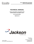 Jackson Gas Heated Door-Type Dishmachines Tempstar GP User's Manual