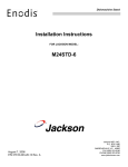 Jackson M24STD-6 User's Manual