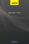 Jabra 6470 User's Manual