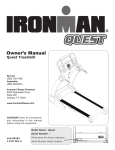 Ironman Fitness Quest User's Manual